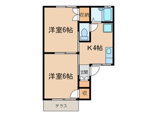 ハイライズ日南の物件間取画像